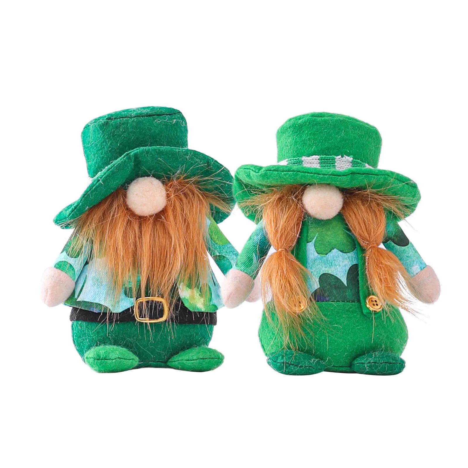 Irish Day St. Patrick's Faceless Doll Rudolph Decoration Plush Toy Room Desktop Decorations Lover Gift 2021 New #N4 | Дом и сад