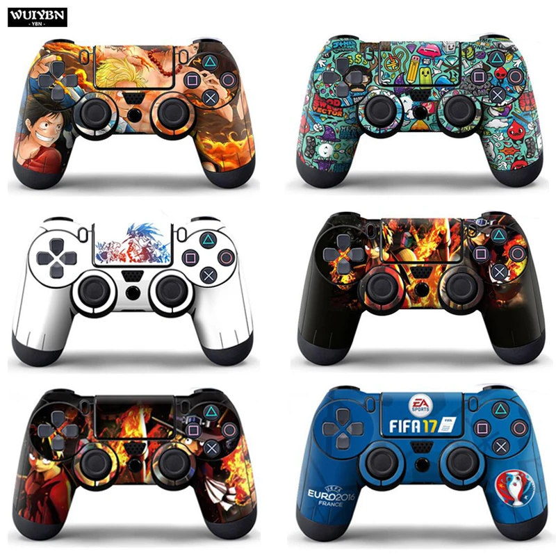 Тонкий джойстик для PS4 WUIYBN контроллер SONY Dualshock 4 Playstation аксессуары наклейка