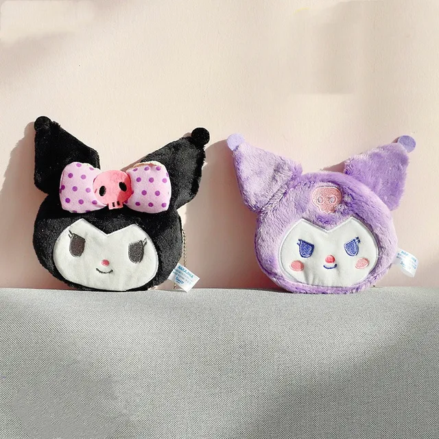 11CM Kawaii Kirby Plush Toy Cartoon Kuromi Star Kirby Pc Dog Coin Purse Earphone Bag Plush Toy for Girls Birthday Gifts 2