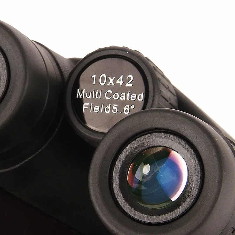 10x42 зум телескоп складной бинокль с зрением открытый наблюдения за птицами путешествия Охота Кемпинг концертный туристический бинокль