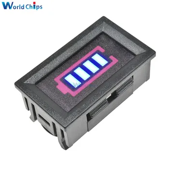 

12.6V Blue 3S Lithium Battery Capacity Indicator Display Board w/ Shell Percentage li ion Battery Power Display Tester Meter