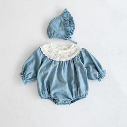 Girls Baby Bodysuits Autumn Long Sleeve Princess Rompers Kids Children Playsuits