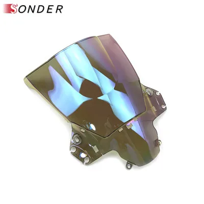 Clear iruidium Для Honda CBR250R 250R 2010 2011 2012 2013 MC41 CBR250 CBR 250 R дымчатое лобовое стекло для литой мотоциклетный лобовое стекло из поликарбоната для лобового стекла - Цвет: Clear iruidium