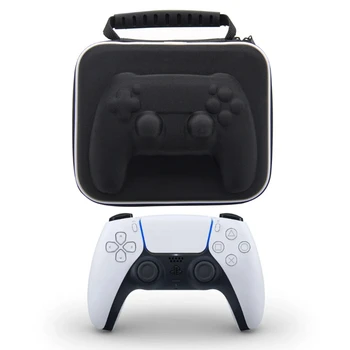

Square Game Controller Bag Portable Pouch Shockproof Hard Protective Case Storage Bag for Switch Pro/PS3/PS4/PS5 Clear Shell