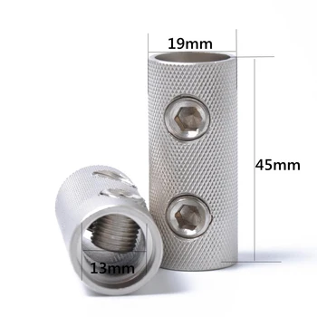 

2pcs 1/0 AWG Home Auto Speaker Audio Wire Butt Connector Coupler