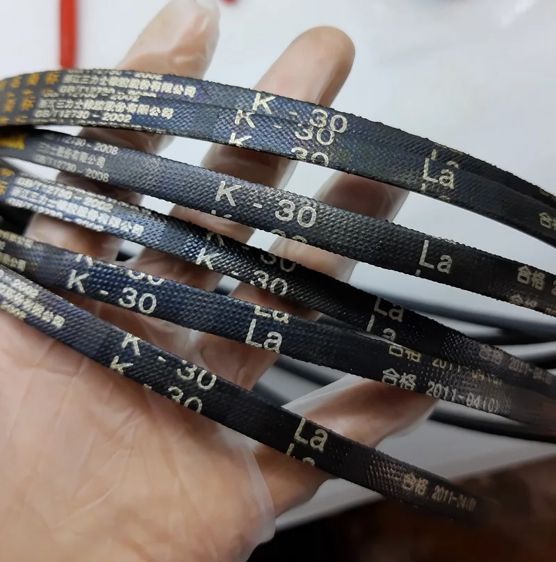 400Pcs/lot K26 K27 K13 K14 K15 K28 Vbelt Rubber Driving belt