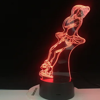 

Cutely Ballet 3D LED Night Light Ballerina Table Lamp Kids Baby Bedroom Decoration Lamp for Girl Children's Holiday Gift 2499