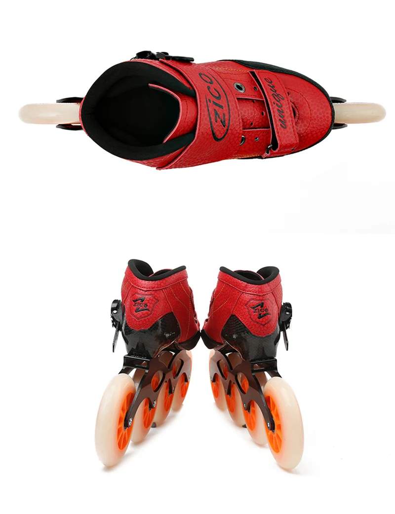 Zico avançado velocidade patines com fibra de