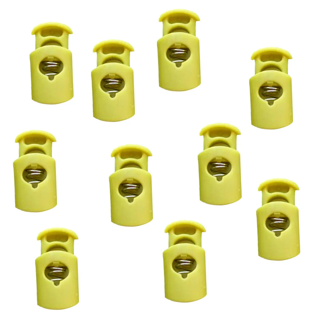 Pack Of 10pcs Barrel Cord Lock Toggle Stopper For Paracord/ Bungee Cord/ Accessory Cordage/ Drawstrings
