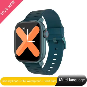 

M1 Smart Watch Men Android 2020 Side Key-knob Heart Rate Blood Pressure Monitor IP68 Waterproof Smartwatch For iOS PK iwo 4 5 8