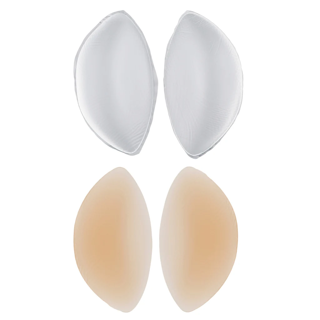 Womens Silicone Bra Inserts Push Up Breast Pads Bust Chest Padding Enhancer