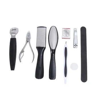 

10-in-1 Professional Pedicure Tool Multi-function Foot File Foot Grinding Tools Foot Scraper Set