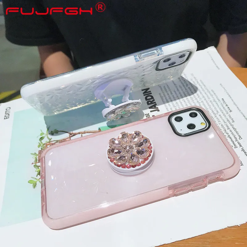 Роскошный Желейный чехол для телефона iPhone 11 Pro Max X XR XS MAX 7 8 6 6S Plus 5 SE двойной цвет мягкий ТПУ прозрачный противоударный чехол