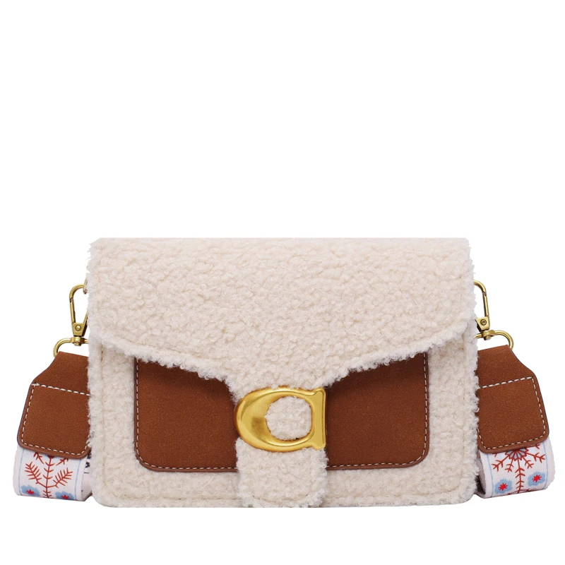 

luxury handbags women bags designer Plush Woolen shoulder bag Messenger Small Handbag Woman Crossbody Bags for Women 2019