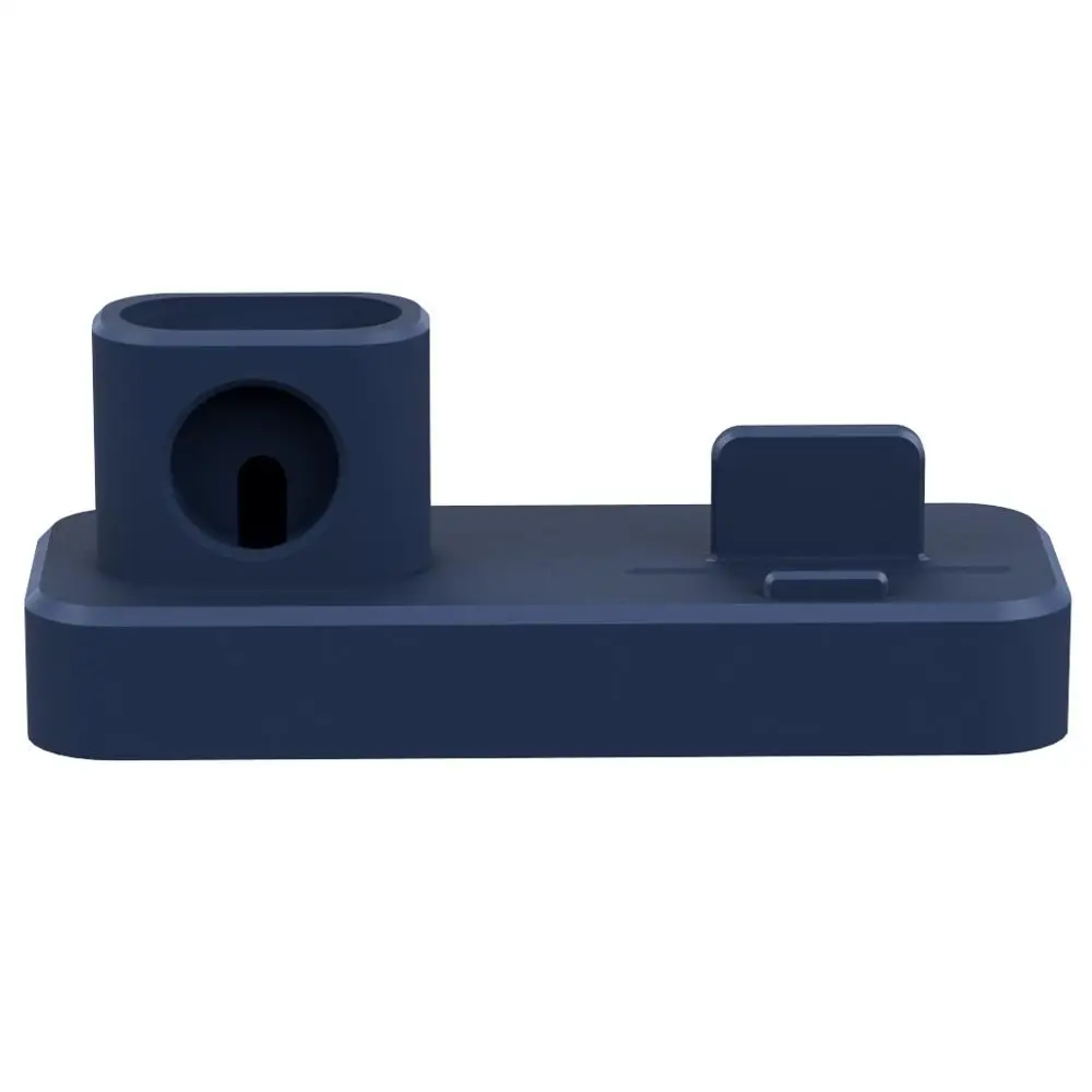 Подставка для зарядки Держатель Док станция iPhone Apple Watch 1/2/3 Airpods 3in1Perfect AirPods 5/6/7/8 Plus
