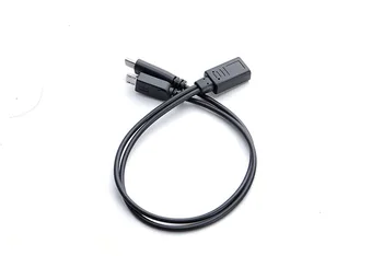 

Type-C to Type-C&Micro 5P Female to 2 Male Y Splitter Charging Extension Cable