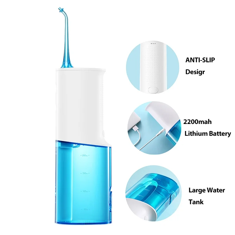Soocas W3 Portable Oral Irrigator USB Rechargeable Dental Water Flosser Stable Water Flow IPX7 Waterproof Bathroom