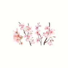 Waterproof Temporary Tattoo Sticker Sexy Flower  Arm Shoulder Calf Fake Tattoo Body Art Small Sticker For Men Women