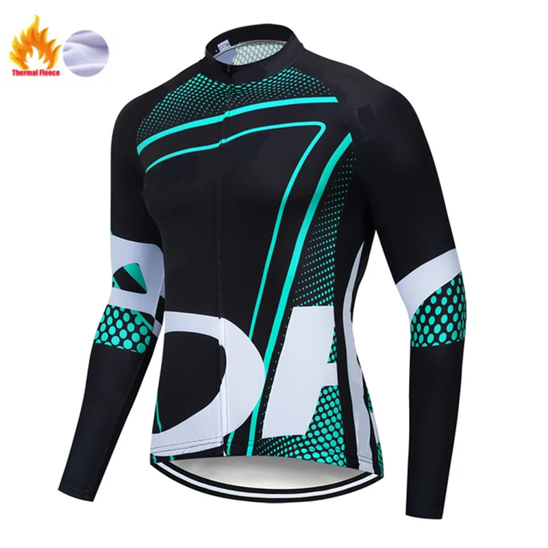 Winter Jersey ORBEAING зимний термальный флисовый комплект одежды для велоспорта Майо Ropa Ciclismo Invierno MTB велосипедные майки велосипедная спортивная одежда - Цвет: Winter Jersey