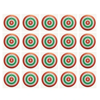 

20x Archery Paper Target Shooting Target Cardboard Arrow Hunting Accessories