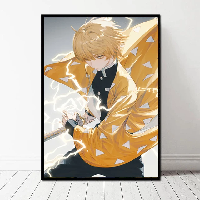 Wall Art Модульная картина Скандинавская Картина на холсте современный демон убийца Kimetsu без Yaiba Аниме Манга печатных плакат Декор для дома подарок фотографии - Цвет: Nordic WW055-08