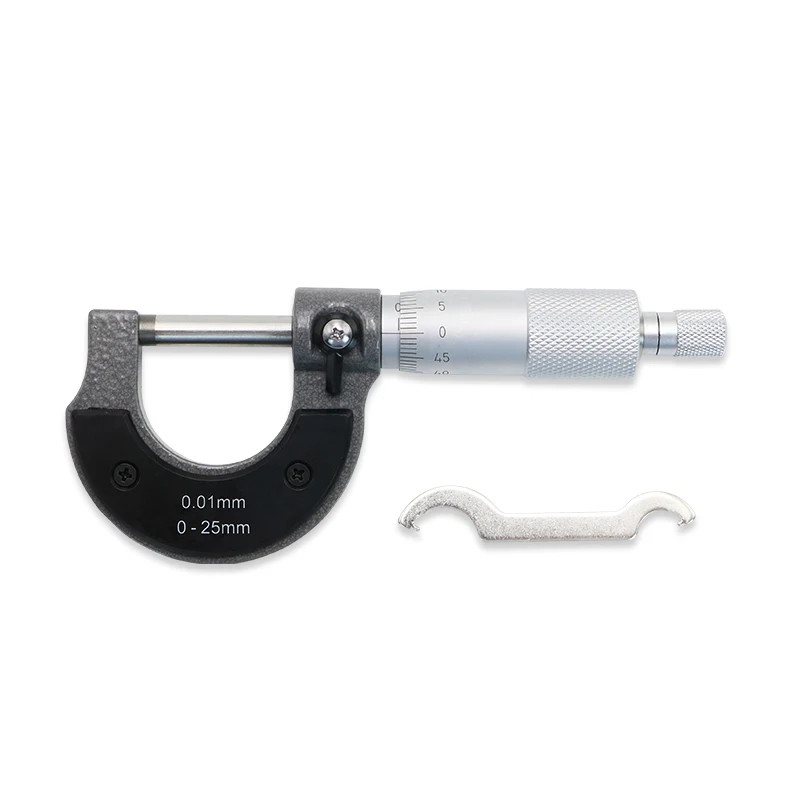 0-25 mm 0,01mm Außenmikrometer Metrischer Mikrometer Messlehre 0,01 mm Präzisions-Vernier-Messgerät Messwerkzeuge – Detail 5