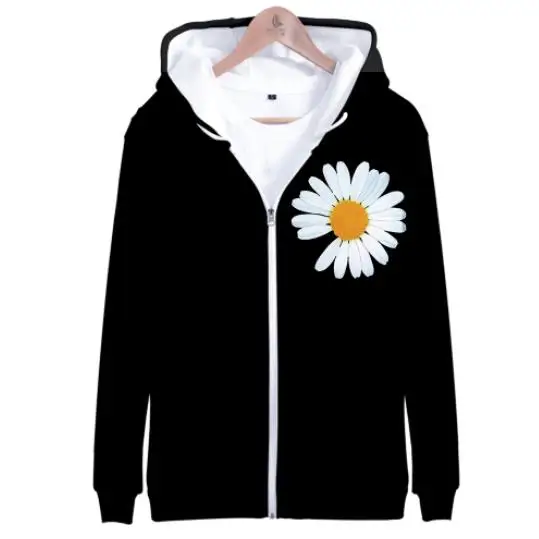 Gdragon Daisy худи на молнии 3D G Dragon Лидер продаж Harajuku мужские худи граффити Daisy дизайн для взрослых и детей с рисунком