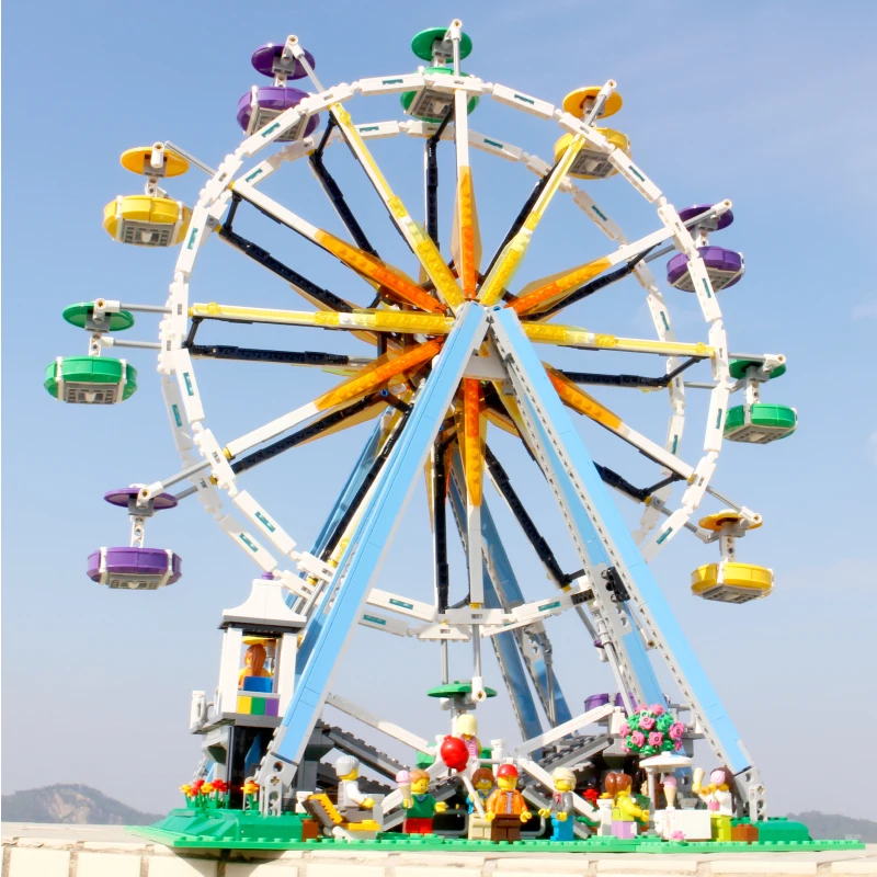 

15012 Creator Series Ferris Wheel Model Building Blocks 2464pcs Bricks Kits Toy Gift For Children Creator 10247