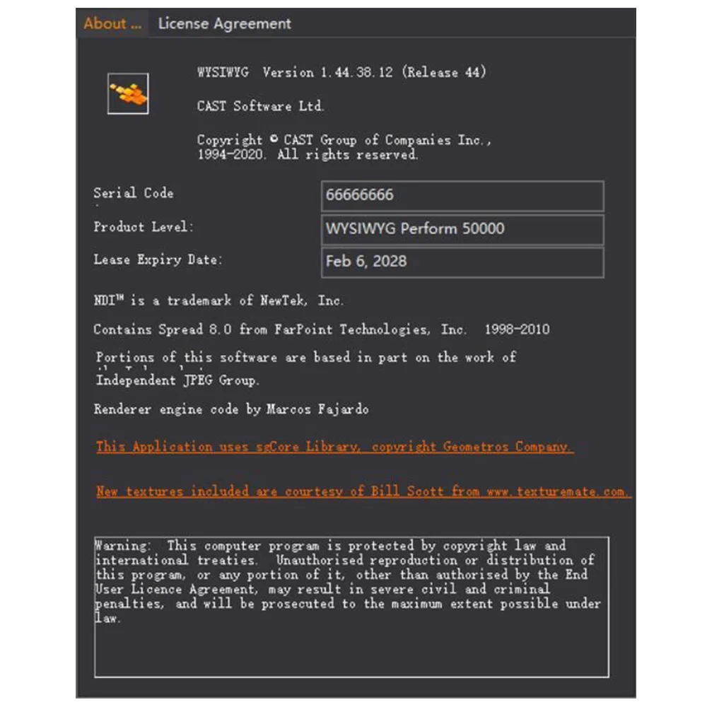 WYSIWYG R44 dongle show