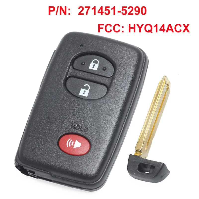 KEYECU-Smart-Prox-Remote-Key-for-Toyota-Venza-Prius-2011-2012-2013-2014-2015-2016-FCC