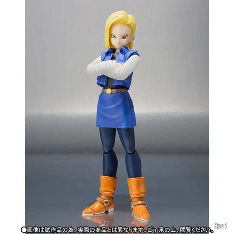BJD Dragon Ball Z Android 18 Lazuli Sexy 13cm Kuririn Wife Toys Collection Anime Action Figure Body Hand Movable For Gift