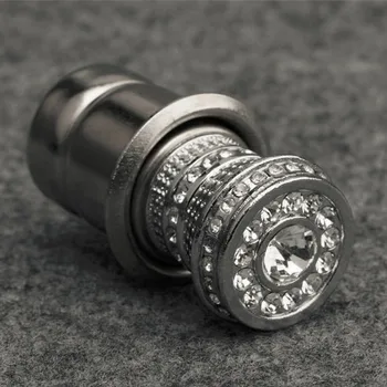 

Universal Personal Auto Car Vehicle Cigarette Lighter Metal DIamond Plated Auto Car Power Plug Socket Smoke Heater