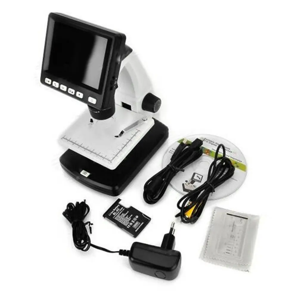 

Maikou 3.5 Inch HD Screen Digital Biological Microscope Multi-Purpose 8LED HD Electronic Magnifier Microscope Professional