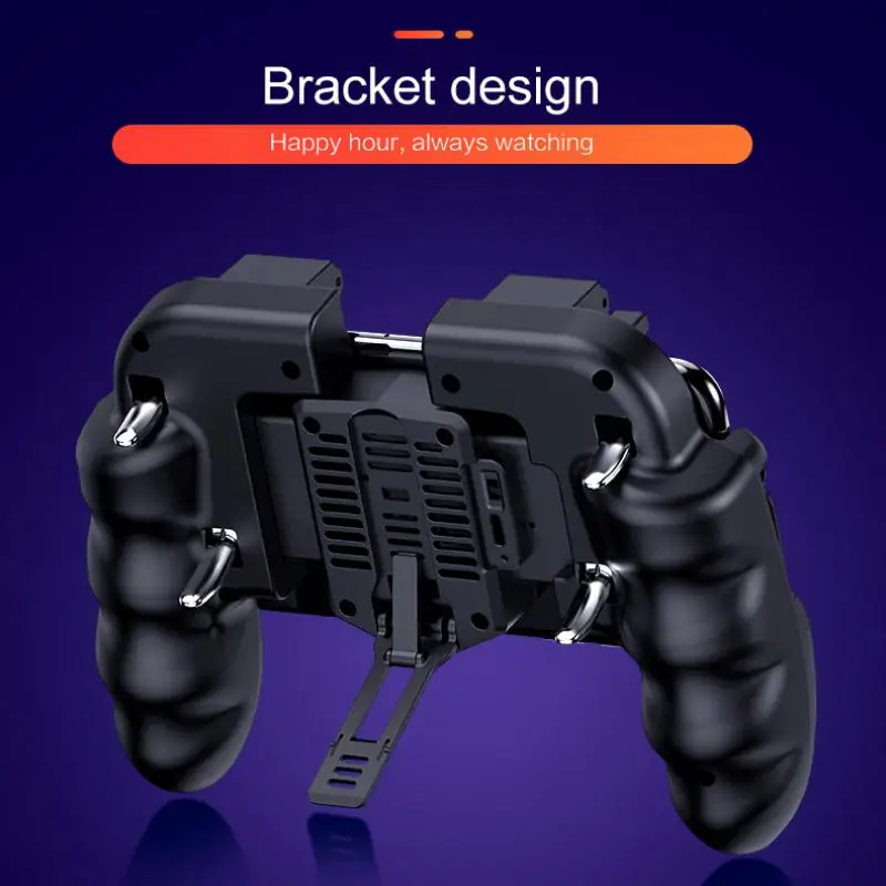  PUBG Mobile Controller Gamepad with Cooler Cooling Fan for iOS Android for Samsung Galaxy L2 R2 Ope