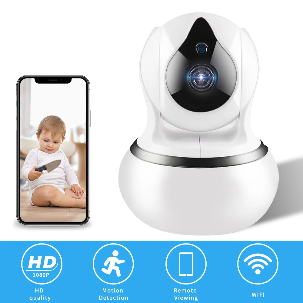 

1080P Home Security Wifi Camera Two Way Audio Wireless Network Mini Camera Night Vision CCTV IPCamera Baby Monitor Yoosee 720P
