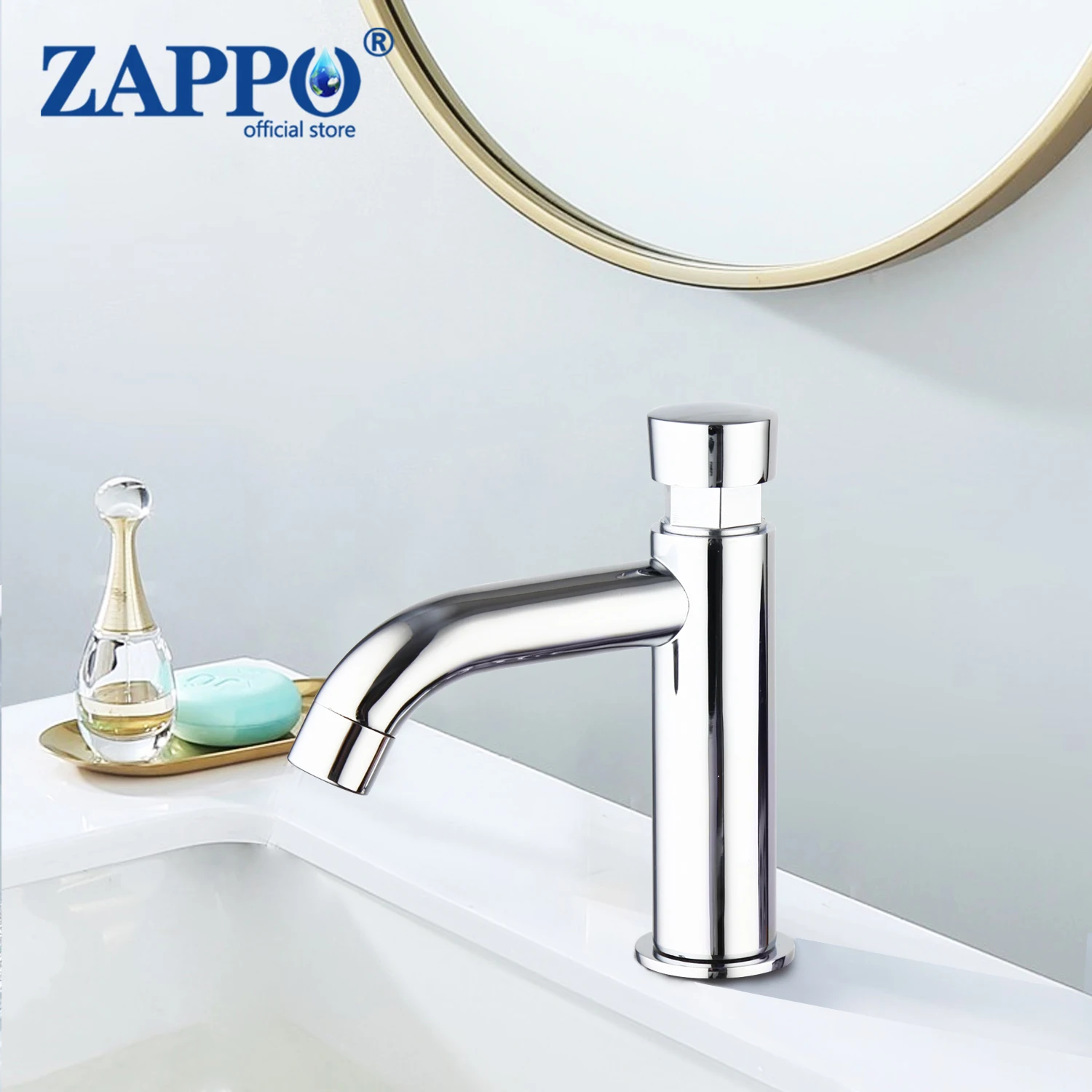 ZAPPO новый дизайн хромированный полированный Миксер с одной ручкой потрясающий