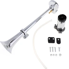 1 шт. 12 в 450 мм 150 дБ цинковый сплав супер громкий один комплект для трубы Воздушный Рог и компрессор для грузовика Грузовик Лодка внедорожник поезд A30