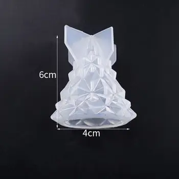 

Silicone Mold DIY Light Holder Christmas Tree Bedroom Lamp Container Molds Epoxy Resin Handmade Crafts Charms Jewelry Making Too