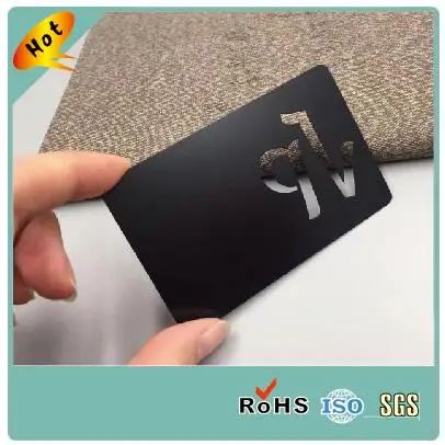 Металлическая визитная карточка с гальваническим покрытием карточка из темного металла матовая отделка Кейтеринг компания президент визитная карточка
