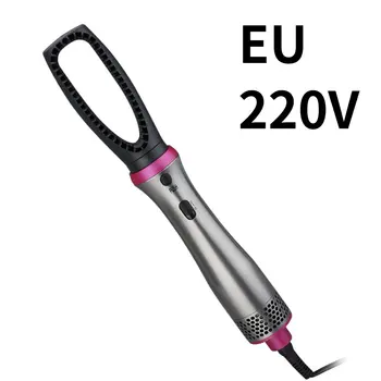 

5-In-1 Multi-Function Hot Air Comb Inner Button Fluffy Wave Curler Roll Straight Dual-Use Straight Hair Comb