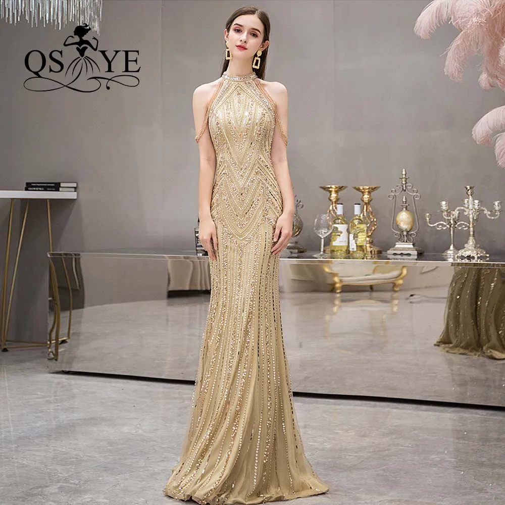 same as pictures QSYYE/ г. Красивые длинные платья для выпускного на бретелях со шлейфом без рукавов, vestidos largos, вечернее платье длиной до пола Вечерние платья - Цвет: same as pictures