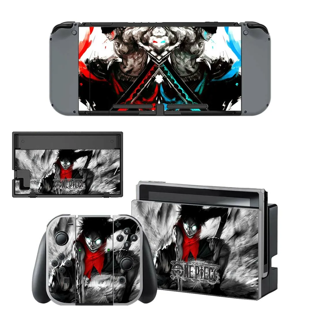 Чехол для nintendo switch one piece Luffy shand Switch Stickers наклейка для консоли nintendo Switch Joy-con контроллер Dock Skins