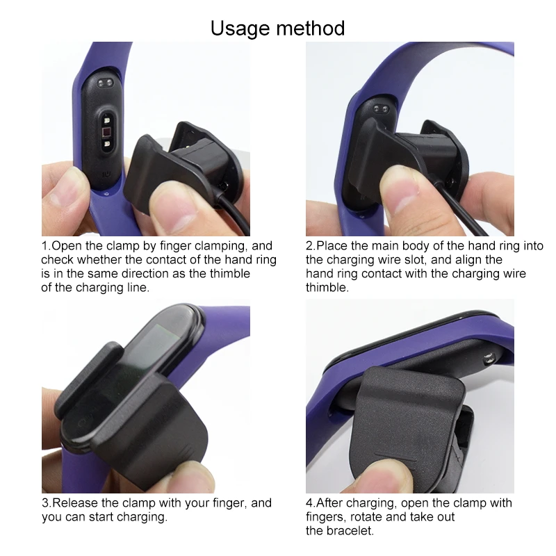 BAPICK USB зарядное устройство для Xiaomi Mi Band 4 зарядное устройство разборка-Бесплатный usb кабель для зарядки для Xiaomi Mi Band 4 Nfc зарядное устройство адаптер