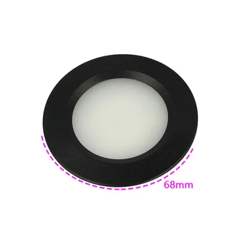 

LEDLUX FP2015C Mini spotlight Led Downlight casing black Round 3W AC/DC 12V DC 24V warm white hole 50mm