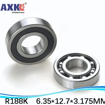 R188 OPEN 1/4x1/2x1/8 дюйма 6 35*12 7*3 175 мм open Метрическая миниатюра шариковый подшипник с