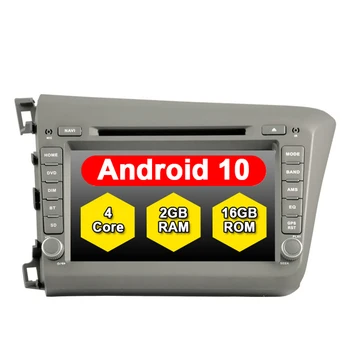 

ANDROID 10.0 CAR AUDIO DVD Automotivo PLAYER FOR HONDA CIVIC 2012 LHD MIRROR LINK FOR ANDROID MOBILE+IPHONE Central Multimidia