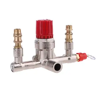 

Double Outlet Tube Alloy Air Compressor Switch Pressure Regulator Valve Fitting