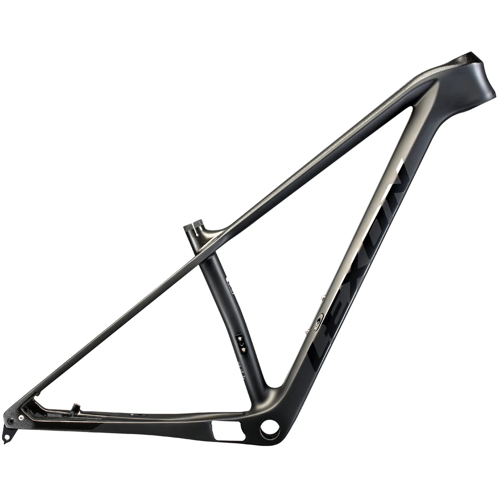 US $280.35 2020 Lexon Carbon Frame 29er frame Mountain Bike frame 14812mm Thru Axle MTB Carbon Frames 151719inch BSA Black Color