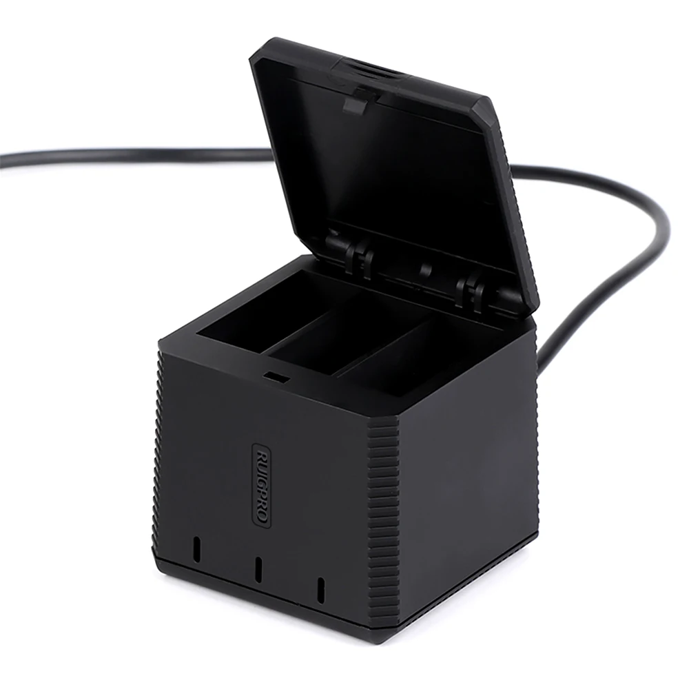 Triple Slot Battery Charger for GoPro Hero Black Cameras by ORBMART