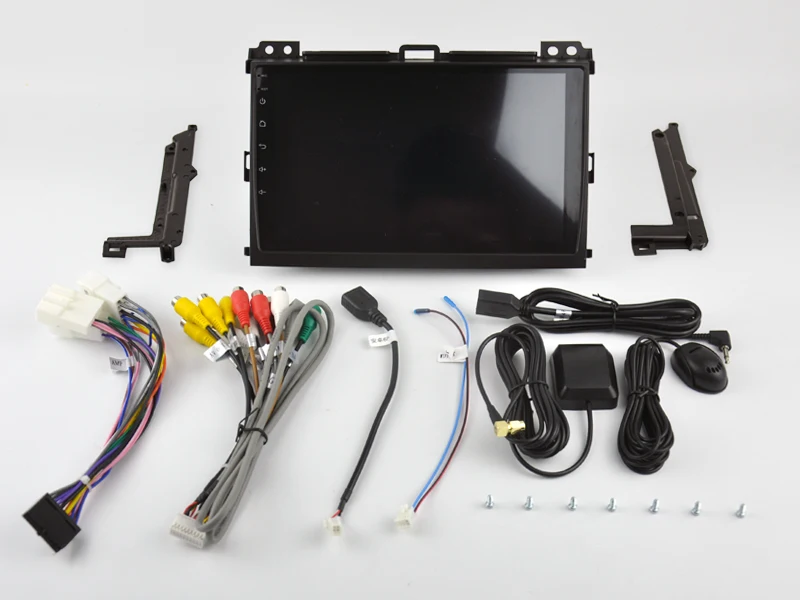 Excellent Car Android 9.0 Player for Toyota LC PRADO 120 2010 tape recorder 4G Lte sim card Bluetooth GPS Radio Head Unit 2.5D IPS screen 3